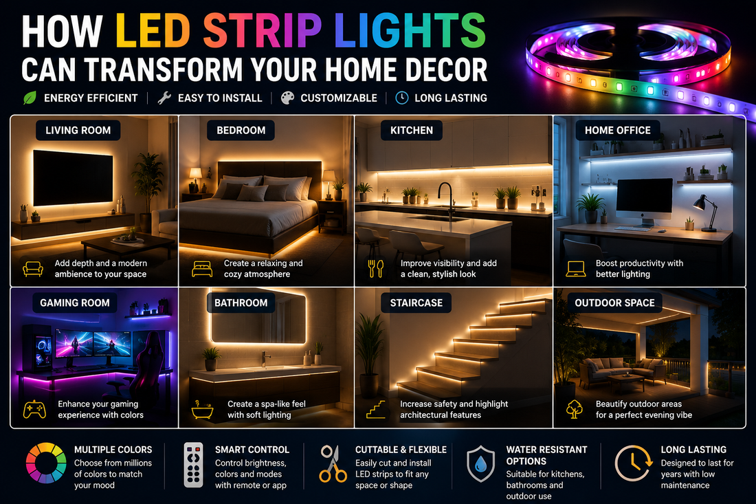 How LED Strip Lights Can Transform Your Home Decor