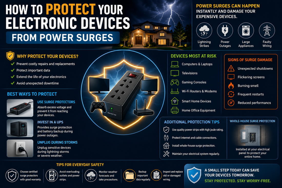 How to Protect Your Electronic Devices from Power Surges