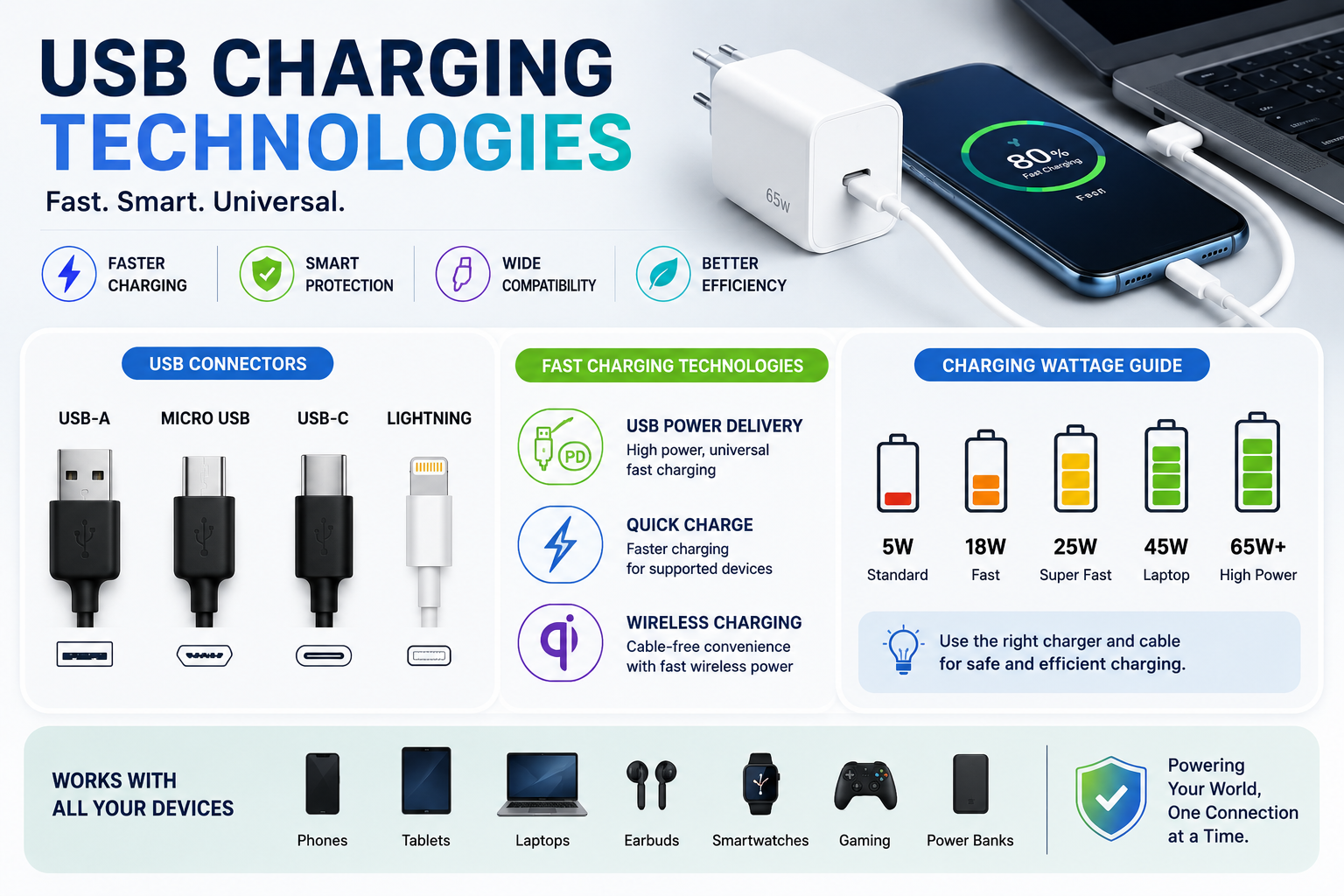 Understanding USB Charging Technologies and Fast Charging Standards