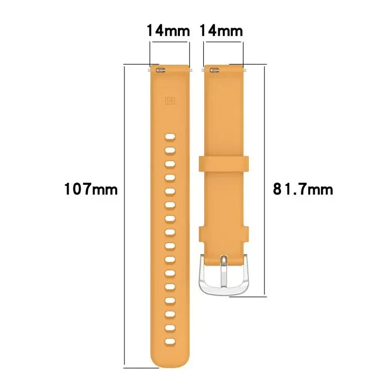 Silicone Strap For Garmin Lily 2 /2 Active Watchband Strap Bracelet Smart Watch Replacement Garmin Lily2Active 14mm Accessories