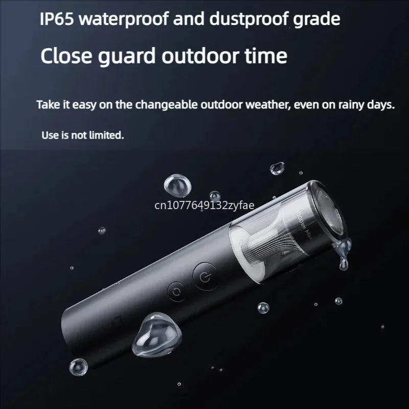 Mijia Multifunctional Portable Flashlight Led Flashlight Atmosphere Light Rechargeable 1000 Lumen IP65 Emergency Light Outdoor