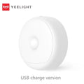 Yeelight LED Inductive Night Light Motion Sensor Light Warm Light Rechargeable Smart Home Light for Bedroom Wardrobe Hallway