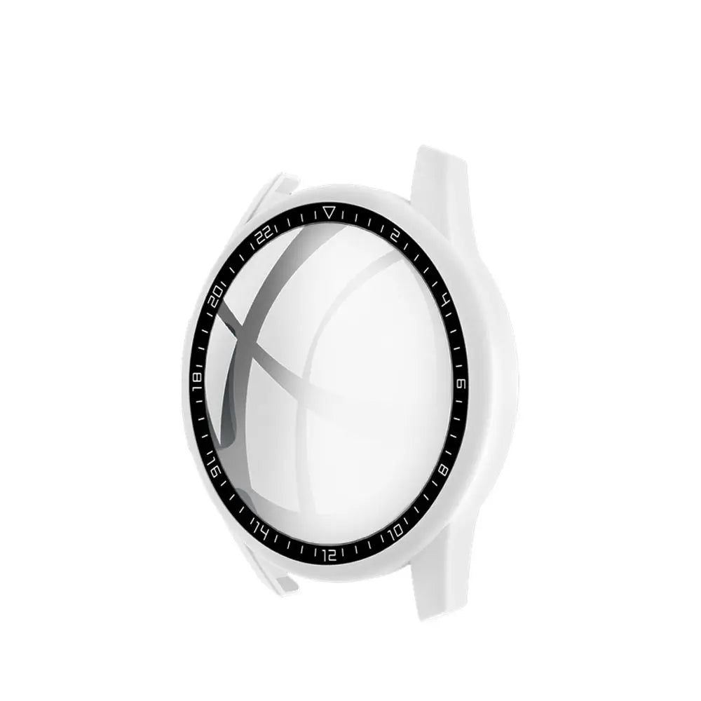 Dial Scale Protective Case For Huawei Watch GT 2 46mm Full Coverage Screen Protector Frame Shockproof PC Tempered Glass Cover
