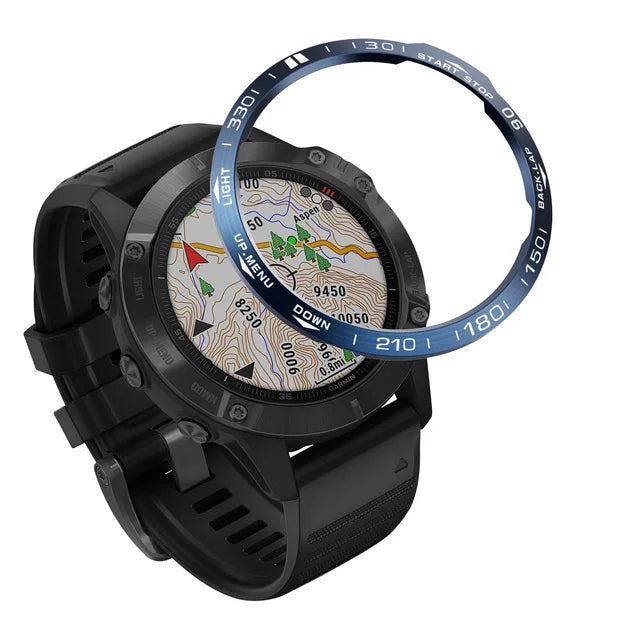 Metal Cover Ring For Garmin Fenix 7 7X Pro Solar 6X 6 Pro 5 5X Plus Bezel Metal Case Cover protector Anti Scratch Accessories