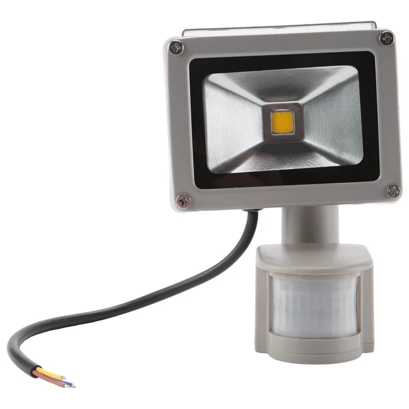 ELECT-Warm White LED Spotlight Floodlight Spotlight Floodlight With LED Lighting And PIR Motion Sensor