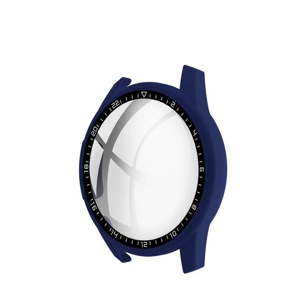 Dial Scale Protective Case For Huawei Watch GT 2 46mm Full Coverage Screen Protector Frame Shockproof PC Tempered Glass Cover
