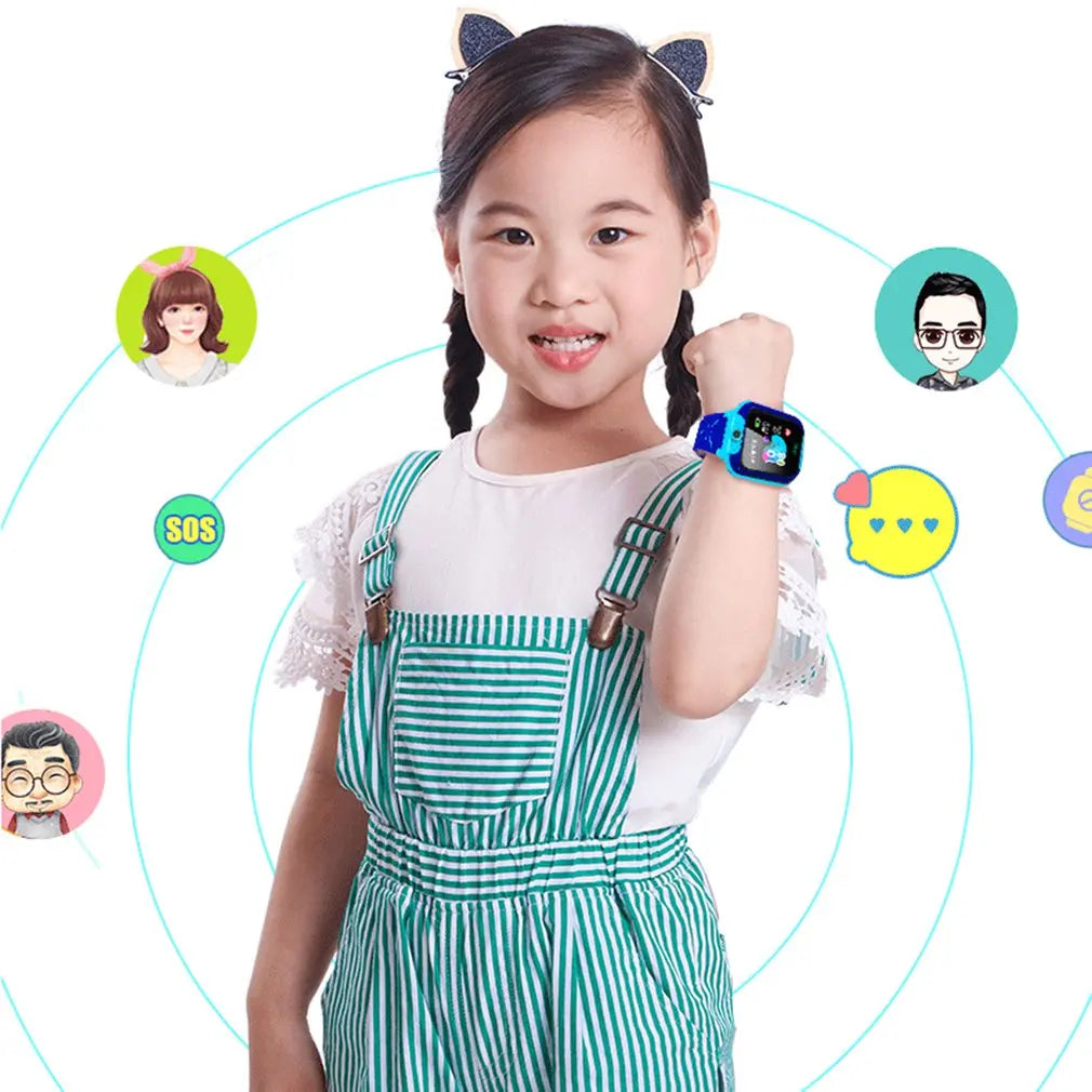 Hot Q12 Smart Watch SOS Phone Watch Children's Smartwatch With Sim Card Photo Waterproof Kids Gift For IOS Android Dropshipping