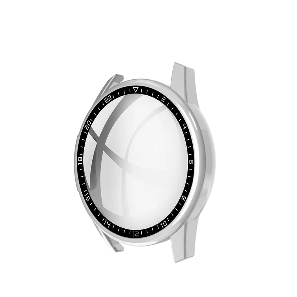 Dial Scale Protective Case For Huawei Watch GT 2 46mm Full Coverage Screen Protector Frame Shockproof PC Tempered Glass Cover