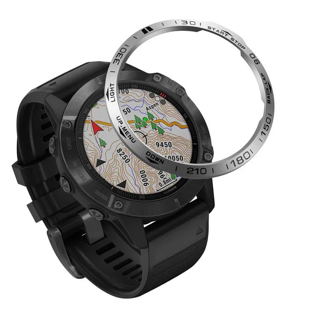 Metal Cover Ring For Garmin Fenix 7 7X Pro Solar 6X 6 Pro 5 5X Plus Bezel Metal Case Cover protector Anti Scratch Accessories