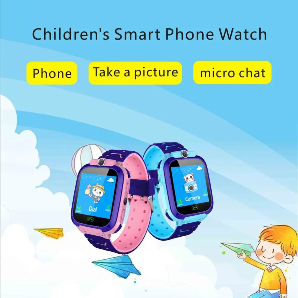 Hot Q12 Smart Watch SOS Phone Watch Children's Smartwatch With Sim Card Photo Waterproof Kids Gift For IOS Android Dropshipping