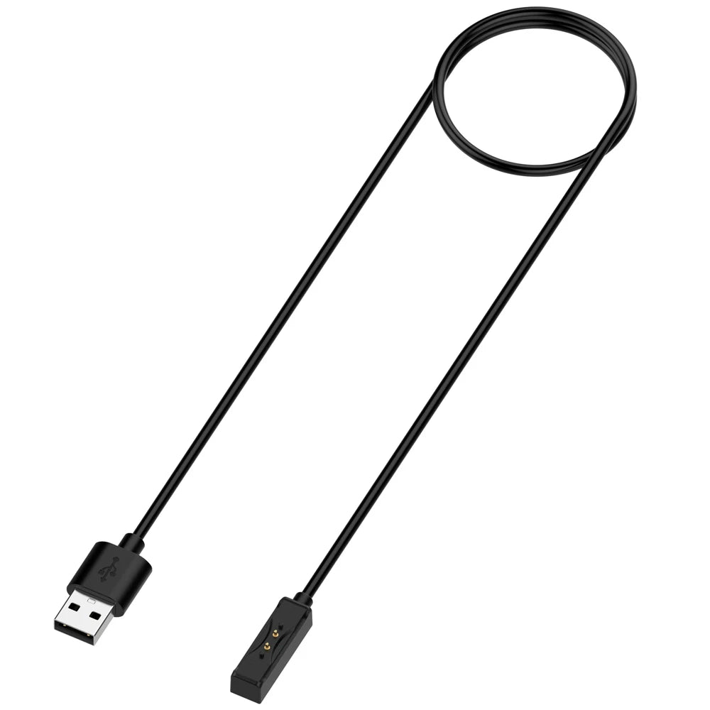 1Meter USB A Charging Cable Power Charger Line Adapter For Coros Heart Rate Monitors