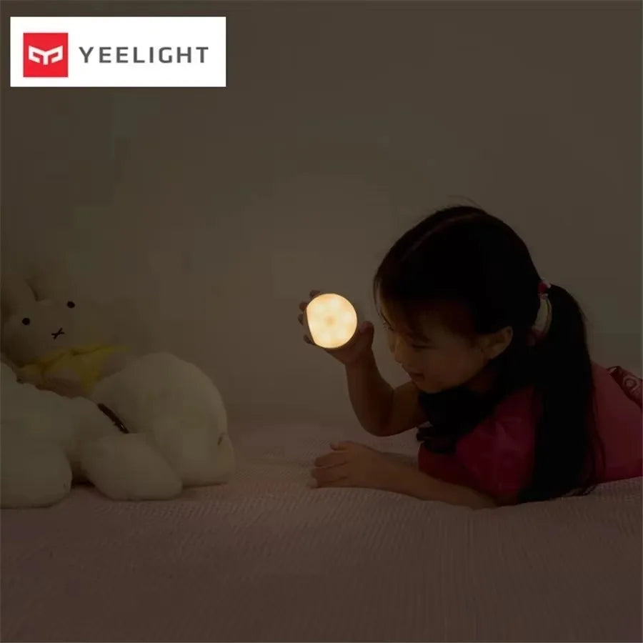 Yeelight LED Inductive Night Light Motion Sensor Light Warm Light Rechargeable Smart Home Light for Bedroom Wardrobe Hallway