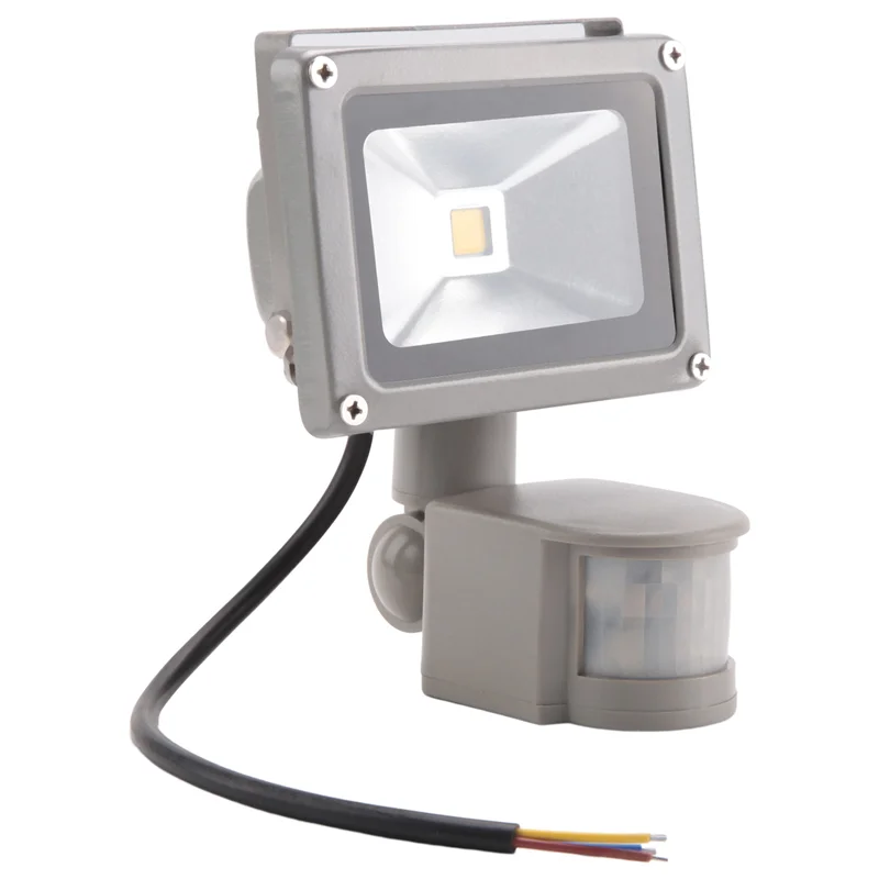 ELECT-Warm White LED Spotlight Floodlight Spotlight Floodlight With LED Lighting And PIR Motion Sensor